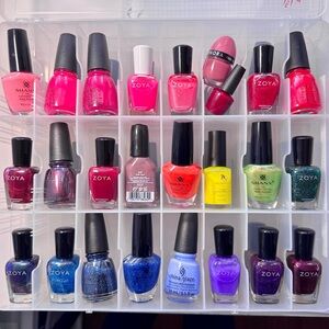Lot 2 - 42 assorted nail polishes Zoya China Glaze Shany and others